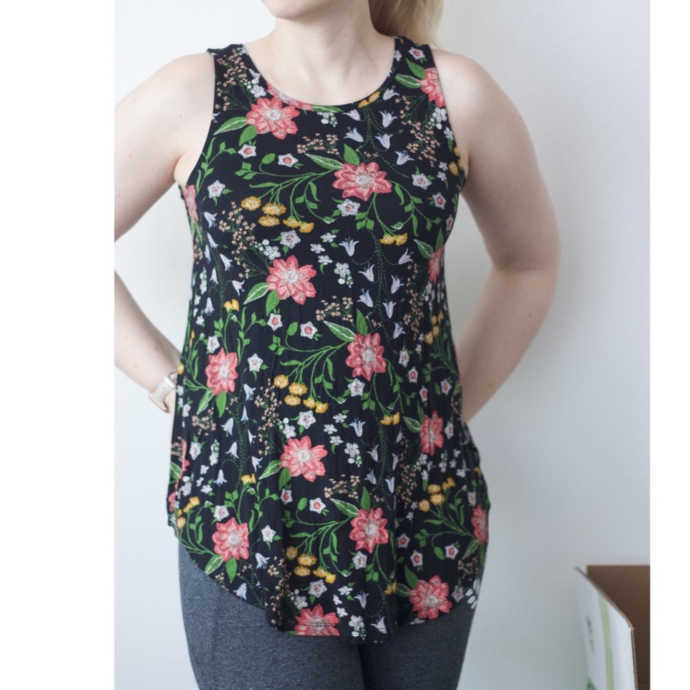Old Navy Floral Tank Top